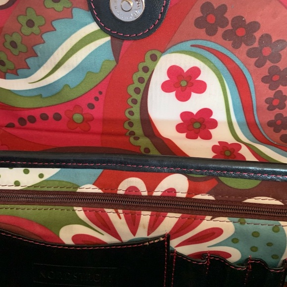 Nordstrom Black Leather trimmed in Red - Picture 7 of 9